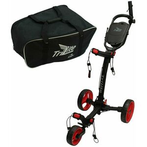 Axglo TriLite SET Black/Red Manuálny golfový vozík vyobraziť