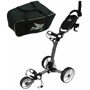 Axglo TriLite SET Grey/White Manuálny golfový vozík vyobraziť