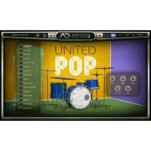 XLN Audio AD2: United Pop (Digitálny produkt) vyobraziť