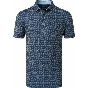 Footjoy Travel Print Mens Polo Shirt Navy/True Blue M vyobraziť