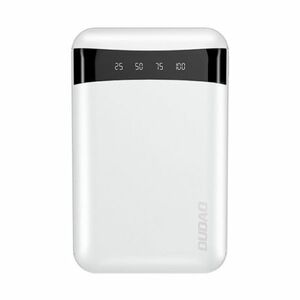 Dudao K3Pro Power Bank 10000mAh 2x USB, biely (K3Pro mini) vyobraziť