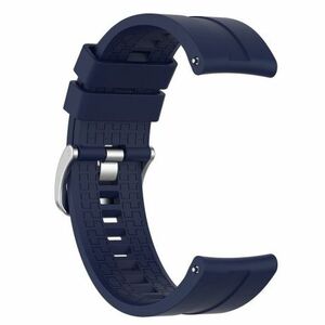 Huawei Watch GT/GT2 46mm Silicone Cube remienok, Dark Blue vyobraziť