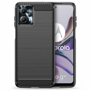 Tech-Protect Carbon kryt na Motorola Moto G13 / G23, čierny vyobraziť