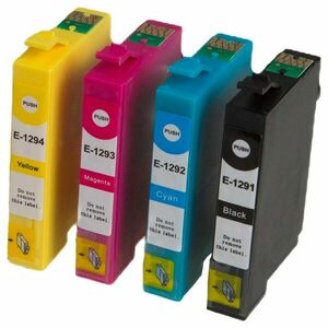 MultiPack EPSON T1295 (C13T12954012) - kompatibilná cartridge, čierna + farebná, 1x14ml/3x12ml vyobraziť
