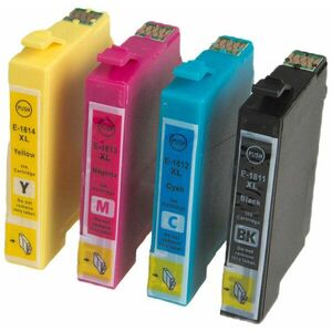 MultiPack EPSON T1815 + 20ks fotopapiera (T1811, T1812, T1813, T1814) - kompatibilná cartridge, čierna + farebná, 1x15ml/3x10ml vyobraziť