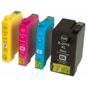MultiPack EPSON T2711-XXL, T2715-XXL - kompatibilná cartridge, čierna + farebná, 1x32ml/3x18ml vyobraziť