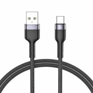 Tech-Protect Ultraboost kábel USB / USB-C 3A 1m, čierny vyobraziť