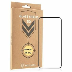 Tactical Glass Shield 5D sklo pro Xiaomi Redmi 10 Black vyobraziť
