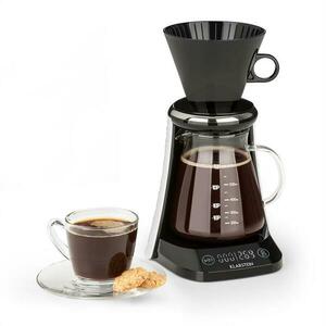 Klarstein Craft Coffee, kávovar, 600 ml, váha, časovač, nadstavec s filtrom, čierny/biely vyobraziť