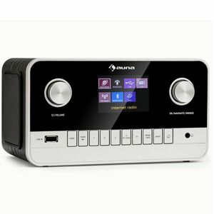 Auna Connect 100 MKII, Internetové rádio, Media Player, Bluetooth, DAB/DAB+, ovládanie aplikáciou vyobraziť