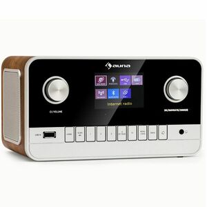 Auna Connect 100 MKII, Internetové rádio, Media Player, Bluetooth, DAB/DAB+, ovládanie aplikáciou vyobraziť