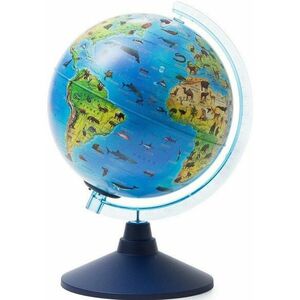 Alaysky Globe 25 cm Zoogeografický glóbus pre deti s LED podsvietením, popisky v angličtine vyobraziť