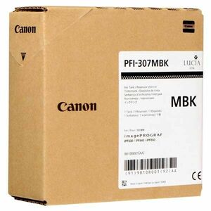CANON PFI-307 MBK - originálna cartridge, matne čierna, 330ml vyobraziť