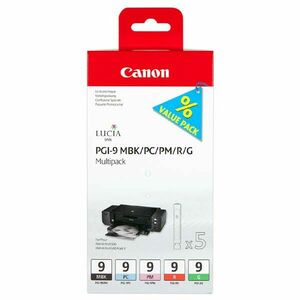 CANON PGI-9 - originálna cartridge, čierna + farebná, 5x14ml vyobraziť