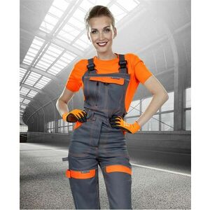 Dámske nohavice s trakmi ARDON®COOL TREND šedo-oranžové | H8132/50 vyobraziť
