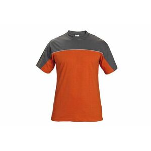 DESMAN tričko šedá/oranžová S vyobraziť