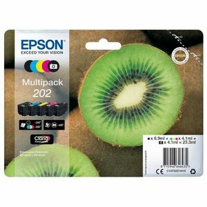 EPSON C13T02E74010 - originálna cartridge, čierna + farebná, 1x6, 9ml/4x4, 1ml vyobraziť