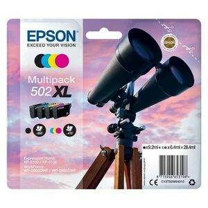 EPSON C13T02W64010 - originálna cartridge, čierna + farebná, 1x9, 2ml/3x6, 4ml vyobraziť