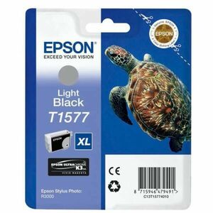 EPSON T1577 (C13T15774010) - originálna cartridge, svetlo čierna, 26ml vyobraziť