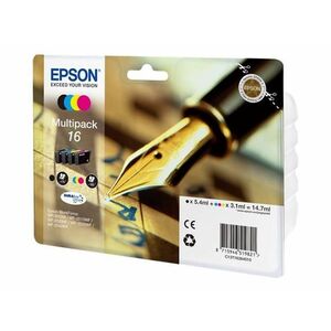 EPSON T1626 (C13T16264022) - originálna cartridge, čierna + farebná, 1x5, 4ml/3x3, 1ml vyobraziť