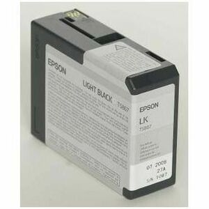 EPSON T5807 (C13T580700) - originálna cartridge, svetlo čierna, 80ml vyobraziť