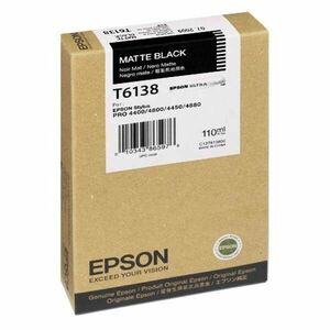 EPSON T6138 (C13T613800) - originálna cartridge, matne čierna, 110ml vyobraziť