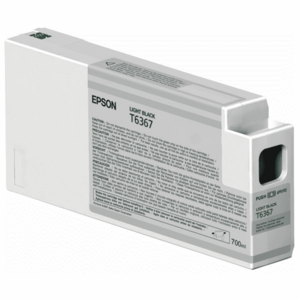 EPSON T6367 (C13T636700) - originálna cartridge, svetlo čierna, 700ml vyobraziť