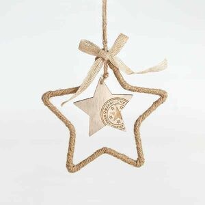 Eurolamp Vianočná dekorácia závesná hviezda 27 x 15 x 0, 5 cm, 1 ks vyobraziť