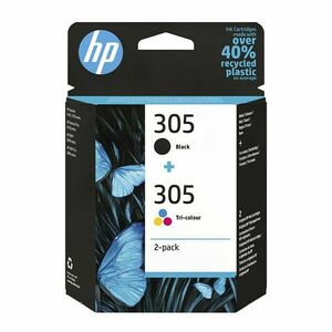 HP 6ZD17AE - originálna cartridge HP 305, čierna + farebná, 2x2ml vyobraziť