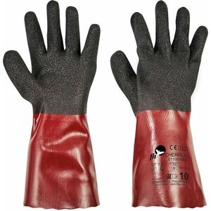 CHERRUG FH rukavice P čierna/červená 11 vyobraziť