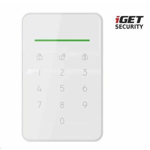 iGET SECURITY EP13 - Bezdrôtová klávesnica s RFID čítačkou pre alarm iGET SECURITY M5 vyobraziť