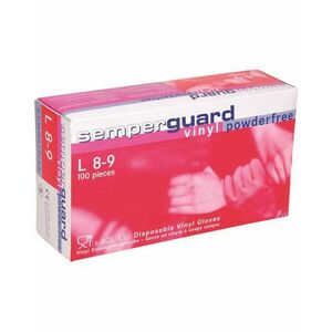 Jednorazové rukavice SEMPERGUARD® VINYL 10/XL - nepudrované - číre | A5054/10 vyobraziť