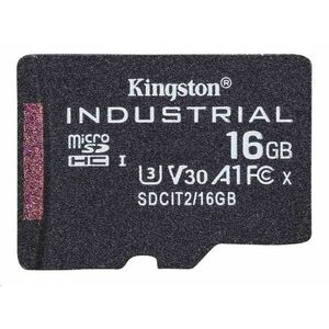 Kingston 16GB microSDHC Industrial C10 A1 pSLC Card Single Pack vyobraziť
