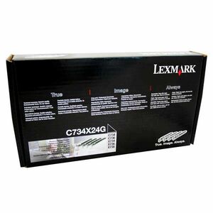 LEXMARK C734X24G - originálna optická jednotka, čierna + farebná, 4x20000 vyobraziť