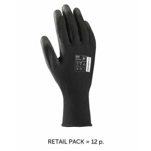 Máčané rukavice ARDONSAFETY/BUCK BLACK 09/L - maloobchodné balenie 12 párov | AR9061/09 vyobraziť
