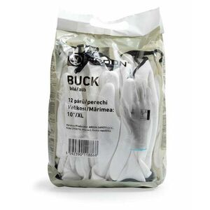 Máčané rukavice ARDONSAFETY/BUCK WHITE 09/L - maloobchodné balenie 12 párov | AR9003/09 vyobraziť