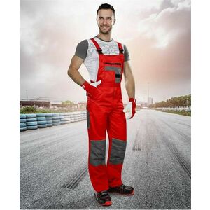 Nohavice s trakmi ARDON®2STRONG červeno-sivé | H9605/48 vyobraziť