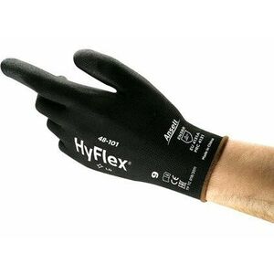 Povrstvené rukavice ANSELL HYFLEX 48-101, čierne, veľ. 07 vyobraziť