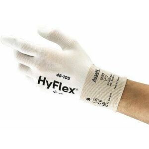 Povrstvené rukavice ANSELL HYFLEX 48-105, biele, vel. 10 vyobraziť
