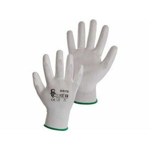 Povrstvené rukavice BRITA, biele, veľ. 06 vyobraziť