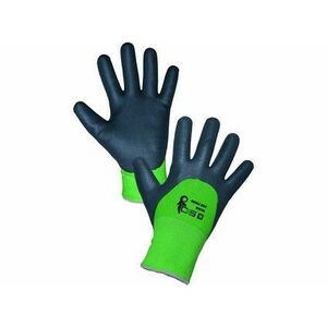 Povrstvené zimné rukavice ROXY DOUBLE WINTER, čierno-zelené, vel. 10 vyobraziť