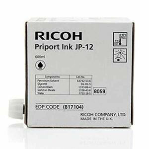 RICOH 817104 - originálna cartridge, čierna, 600ml vyobraziť