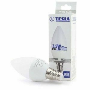 TESLA - LED CL143530-2, žiarovka CANDLE sviečka, E14, 3, 5 W, 230V, 249lm, 25 000h, 3000K teplá biela vyobraziť
