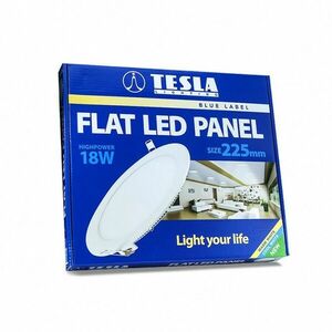 TESLA - LED DL201840-3RW, podhľadové svietidlo 18W, 230V, 1200lm, 35 000h, 4000K, Ra?80, 120 ° vyobraziť