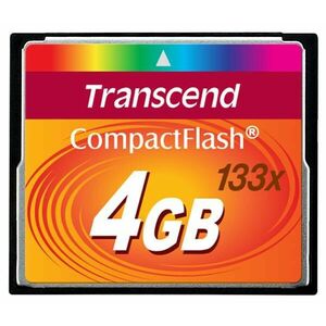 TRANSCEND Compact Flash 4GB (133x) vyobraziť