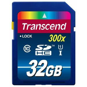 TRANSCEND SDHC karta 32GB Premium, Class 10 UHS-I, 300X vyobraziť