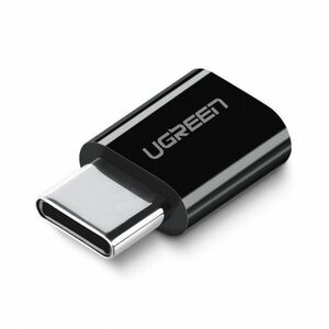 Ugreen adaptér Micro USB / USB-C, čierny (30391) vyobraziť