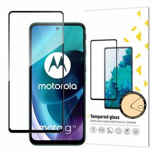 MG Full Glue Super Tough ochranné sklo na Motorola Moto G71 5G, čierne vyobraziť