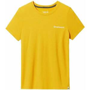 Smartwool Women's Explore the Unknown Graphic Short Sleeve Tee Slim Fit Honey Gold L Outdoorové tričko vyobraziť