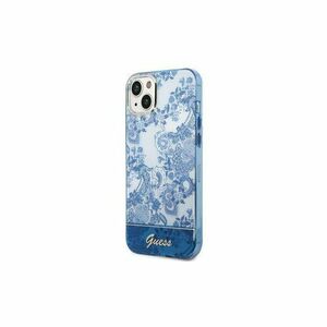Guess case for iPhone 14 Pro Max 6, 7" GUHCP14XHGPLHB blue hardcase Porcelain Collection vyobraziť